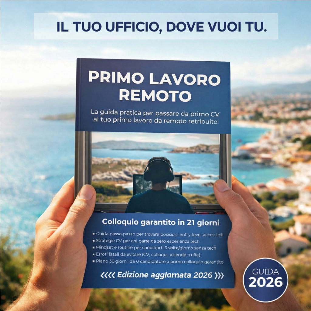 Primo Lavoro Remoto – Guida pratica 2026